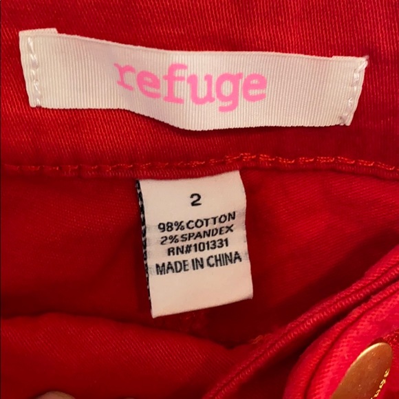 Charlotte Russe red jeggings - Picture 3 of 4
